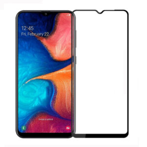 Folie COMANDO Ultra Thin Proof compatibila cu Samsung Galaxy A20s, Rezistenta ridicata la socuri, Acoperire completa a ecranului, Lipici adeziv pe intreaga suprafata, 0,3 mm, Cadru negru