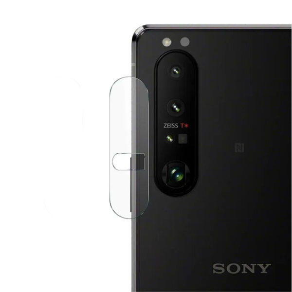 Folie protectie camera compatibila cu Sony Xperia 1 III, Sticla Full Glue, Instant Fit, Hidrofoba, Oleofoba, Slim Touch, Transparenta - 2