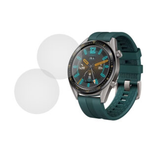 Set 2 x Folie compatibila cu Huawei Watch GT, InvisiFlex Full Glue, Silicon hydrogel regenerabil, Anti soc si anti spargeri, SlimLine NanoShield, Transparenta - 2