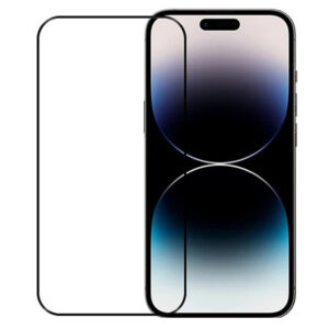 Folie COMANDO Ultra Thin Proof compatibila cu Apple iPhone 15 Plus, Rezistenta ridicata la socuri, Acoperire completa a ecranului, Lipici adeziv pe intreaga suprafata, 0,3 mm, Cadru negru