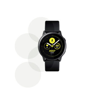 Set 4 x Folie compatibila cu Samsung Galaxy Watch Active, InvisiFlex Full Glue, Silicon hydrogel regenerabil, Anti soc si anti spargeri, SlimLine NanoShield, Transparenta