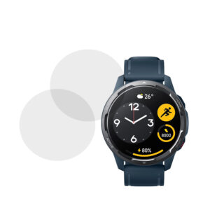 Set 2 x Folie compatibila cu Xiaomi Watch S1 Active, InvisiFlex Full Glue, Silicon hydrogel regenerabil, Anti soc si anti spargeri, SlimLine NanoShield, Transparenta