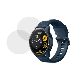 Set 2 x Folie compatibila cu Xiaomi Watch S1 Active, InvisiFlex Full Glue, Silicon hydrogel regenerabil, Anti soc si anti spargeri, SlimLine NanoShield, Transparenta - 2