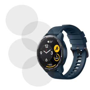 Set 4 x Folie compatibila cu Xiaomi Watch S1 Active, InvisiFlex Full Glue, Silicon hydrogel regenerabil, Anti soc si anti spargeri, SlimLine NanoShield, Transparenta - 2