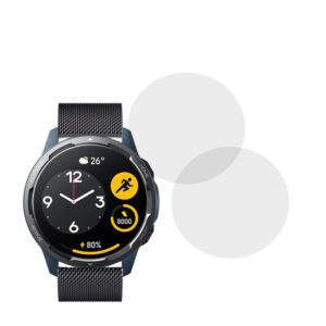 Set 2 x Folie compatibila cu Xiaomi Watch S1 Active, Comando Shield Full Glue, Silicon hydrogel regenerabil, Anti soc si anti spargeri, SlimLine NanoShield, Transparenta