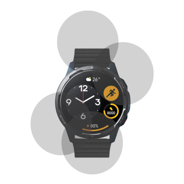 Set x 4 Folie compatibila cu Xiaomi Watch S1 Active, Mata InvisiFlex, Anti-Reflexii, Anti-Stralucire, Protectie ideala, Atingere fina, Proprietati regenerabile, Acoperire oleofoba, Tehnologie ULTRA HD