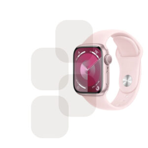 Set 4 x Folie compatibila cu Apple Watch 9 41 mm, InvisiFlex Full Glue, Silicon hydrogel regenerabil, Anti soc si anti spargeri, SlimLine NanoShield, Transparenta - 2