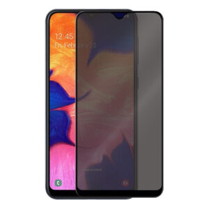 Folie Anti-Spy compatibila cu Samsung Galaxy A10, COMANDO Privacy, Filtru de confidentialitate, Protectie intimitate, Calitate japoneza, Adeziv complet, Negru