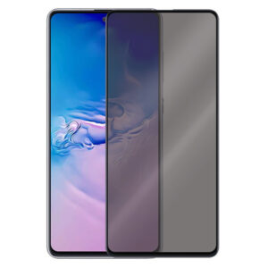 Folie Anti-Spy compatibila cu Samsung Galaxy S10 Lite, COMANDO Privacy, Filtru de confidentialitate, Protectie intimitate, Calitate japoneza, Adeziv complet, Negru