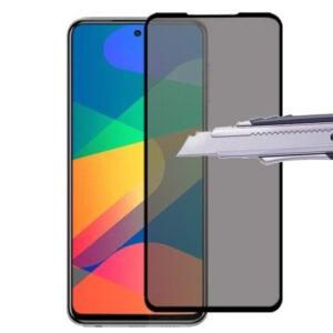 Folie Anti-Spy compatibila cu Xiaomi Redmi Note 9S, COMANDO Privacy, Filtru de confidentialitate, Protectie intimitate, Calitate japoneza, Adeziv complet, Negru - 2