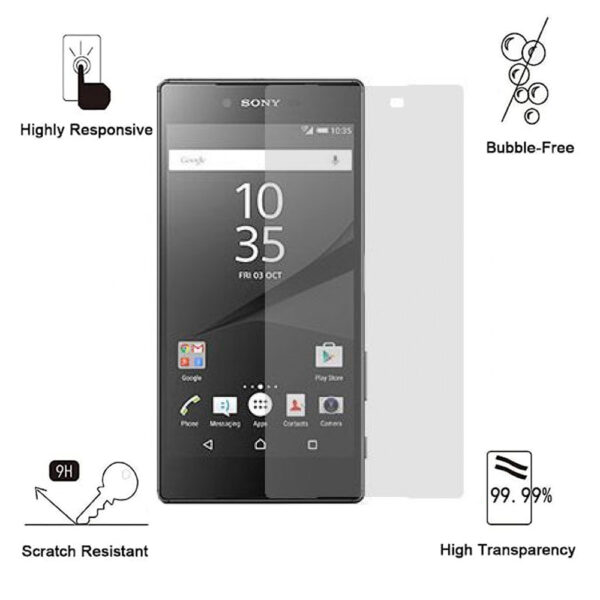 Folie de protectie compatibila cu Sony Xperia Z5, 9H Cushion Glass, Complete Bonding, Case-Friendly, Clar - 2