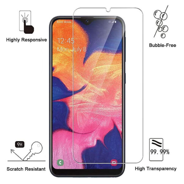 Folie de protectie compatibila cu Samsung Galaxy A10e, 9H Cushion Glass, Complete Bonding, Case-Friendly, Clar - 2