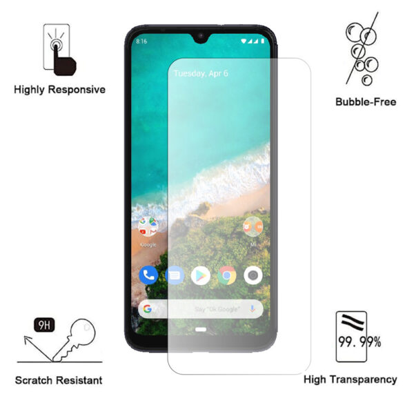 Folie de protectie compatibila cu Xiaomi Mi A3, 9H Cushion Glass, Complete Bonding, Case-Friendly, Clar - 2