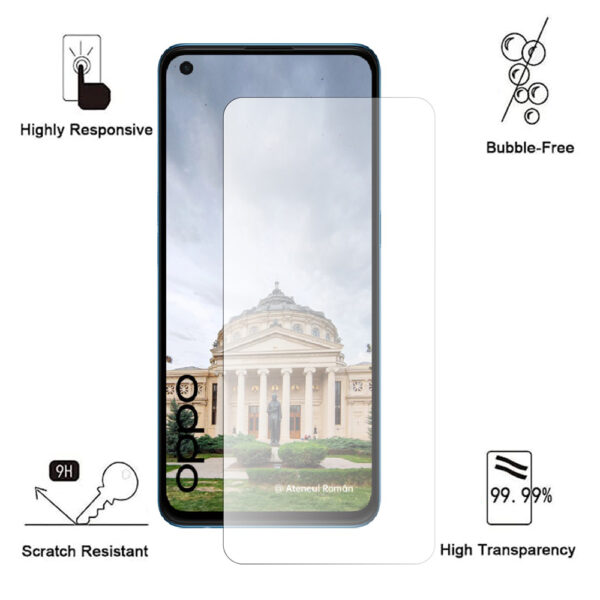 Folie de protectie compatibila cu Oppo Reno 5 5G, 9H Cushion Glass, Complete Bonding, Case-Friendly, Clar - 2