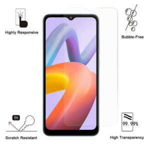 Folie de protectie compatibila cu Xiaomi Redmi A2, 9H Cushion Glass, Complete Bonding, Case-Friendly, Clar - 2