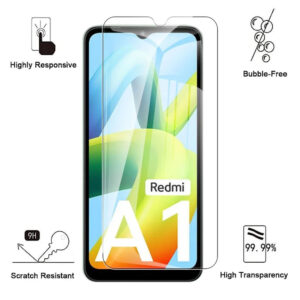 Folie de protectie compatibila cu Xiaomi Redmi A1, 9H Cushion Glass, Complete Bonding, Case-Friendly, Clar - 2