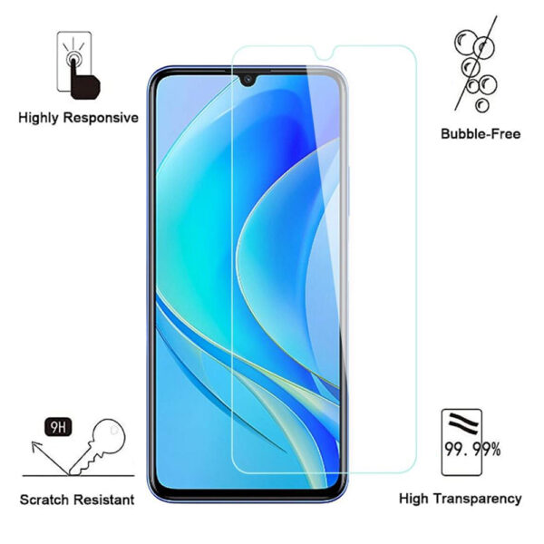 Folie de protectie compatibila cu Huawei nova Y70, 9H Cushion Glass, Complete Bonding, Case-Friendly, Clar - 2