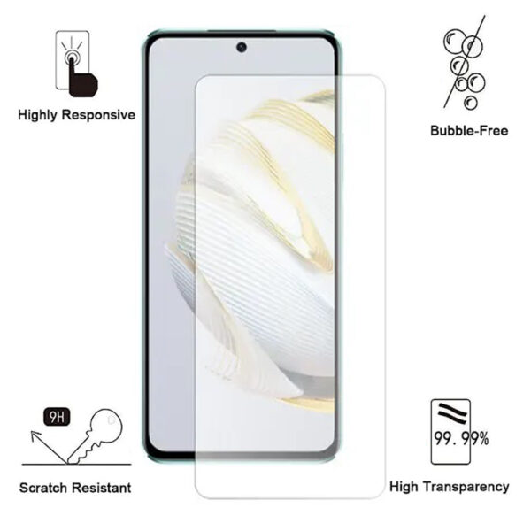 Folie de protectie compatibila cu Huawei Nova 10 SE, 9H Cushion Glass, Complete Bonding, Case-Friendly, Clar - 2