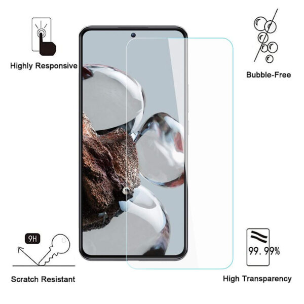 Folie de protectie compatibila cu Xiaomi 12T Pro, 9H Cushion Glass, Complete Bonding, Case-Friendly, Clar - 2