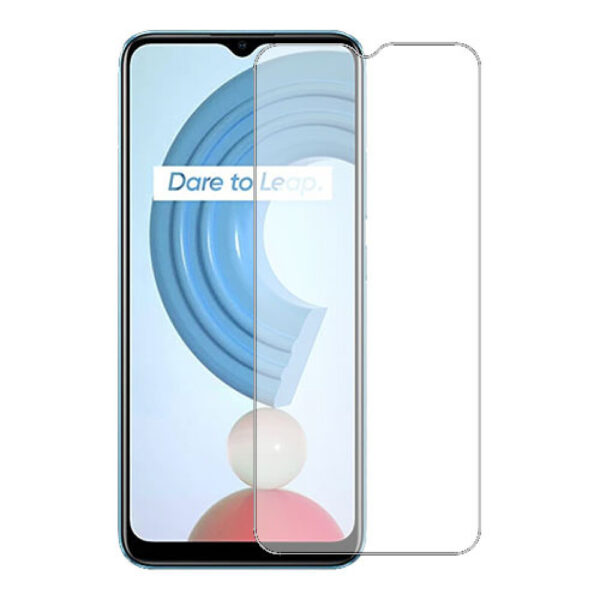 Folie de protectie compatibila cu Realme C21Y, 9H Cushion Glass, Complete Bonding, Case-Friendly, Clar