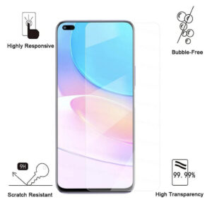 Folie de protectie compatibila cu Huawei nova 8i, 9H Cushion Glass, Complete Bonding, Case-Friendly, Clar - 2