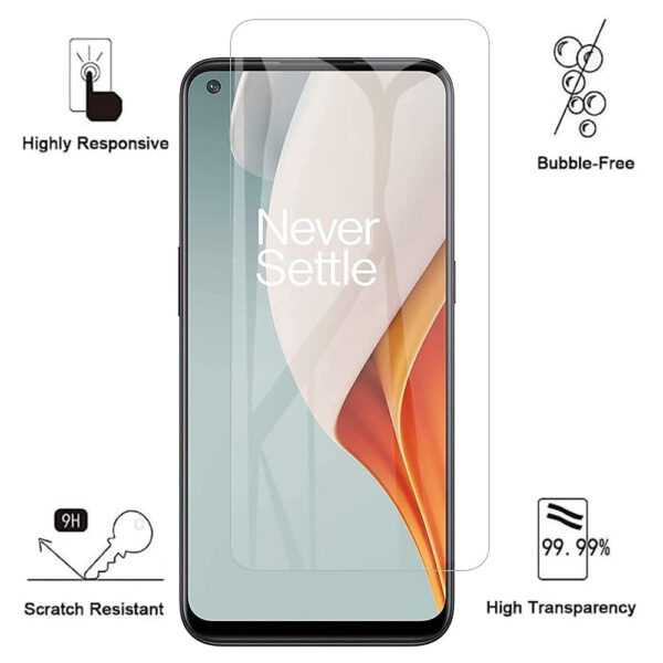 Folie de protectie compatibila cu OnePlus Nord CE 2 Lite 5G, 9H Cushion Glass, Complete Bonding, Case-Friendly, Clar - 2