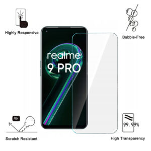 Folie de protectie compatibila cu Realme 9 Pro, 9H Cushion Glass, Complete Bonding, Case-Friendly, Clar - 2