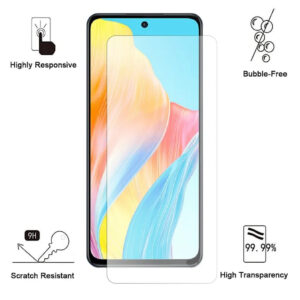 Folie de protectie compatibila cu Oppo A98 5G, 9H Cushion Glass, Complete Bonding, Case-Friendly, Clar - 2