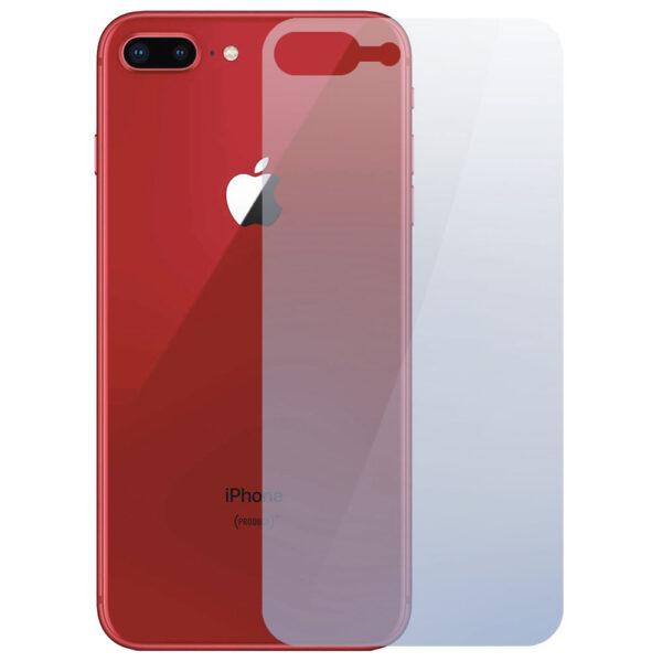 Folie InvisibleBack compatibila cu Apple iPhone 8 Plus, Protectie carcasa spate, Polimer siliconic, Adeziv premium, Montare usoara, Fara lichid, Regenerabila, Full Glue