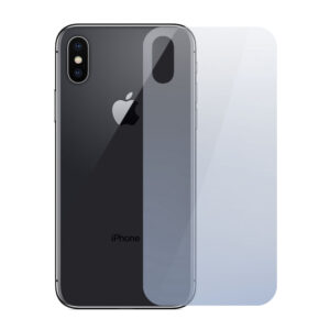 Folie InvisibleBack compatibila cu Apple iPhone X, Protectie carcasa spate, Polimer siliconic, Adeziv premium, Montare usoara, Fara lichid, Regenerabila, Full Glue