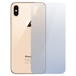 Folie InvisibleBack compatibila cu Apple iPhone XS Max, Protectie carcasa spate, Polimer siliconic, Adeziv premium, Montare usoara, Fara lichid, Regenerabila, Full Glue