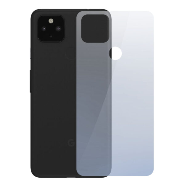 Folie InvisibleBack compatibila cu Google Pixel 4a 5G, Protectie carcasa spate, Polimer siliconic, Adeziv premium, Montare usoara, Fara lichid, Regenerabila, Full Glue