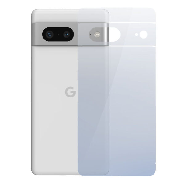 Folie InvisibleBack compatibila cu Google Pixel 7, Protectie carcasa spate, Polimer siliconic, Adeziv premium, Montare usoara, Fara lichid, Regenerabila, Full Glue