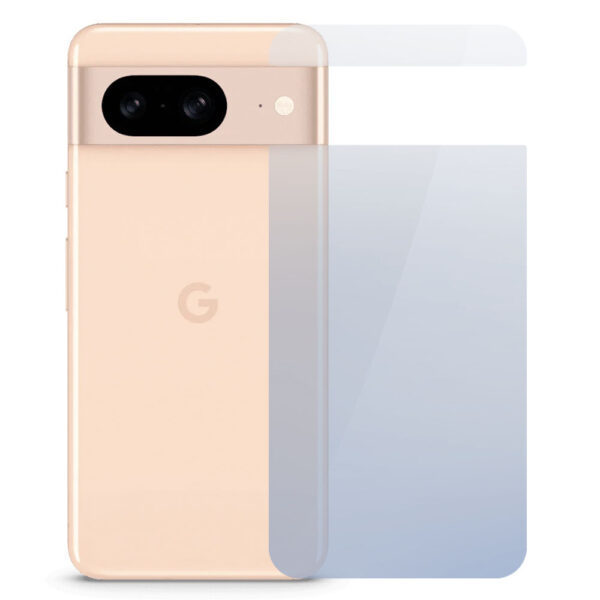 Folie InvisibleBack compatibila cu Google Pixel 8, Protectie carcasa spate, Polimer siliconic, Adeziv premium, Montare usoara, Fara lichid, Regenerabila, Full Glue