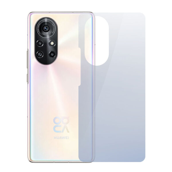 Folie InvisibleBack compatibila cu Huawei Nova 8 Pro, Protectie carcasa spate, Polimer siliconic, Adeziv premium, Montare usoara, Fara lichid, Regenerabila, Full Glue