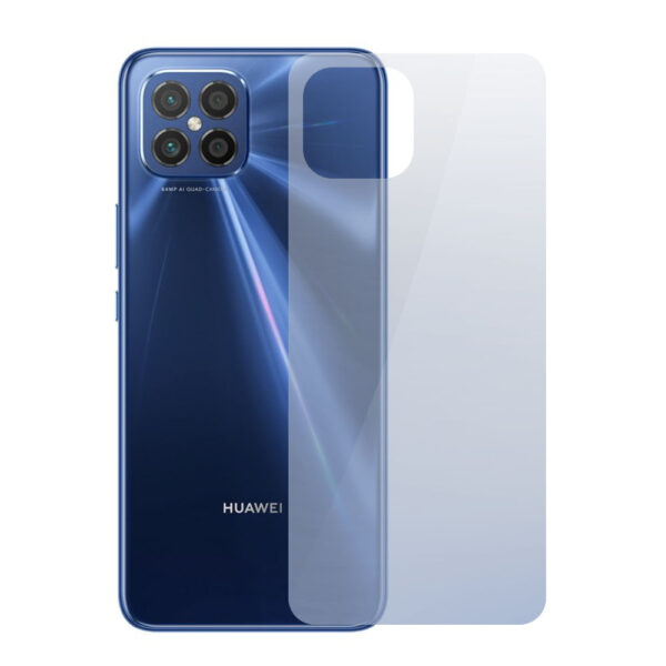 Folie InvisibleBack compatibila cu Huawei Nova 8 SE, Protectie carcasa spate, Polimer siliconic, Adeziv premium, Montare usoara, Fara lichid, Regenerabila, Full Glue