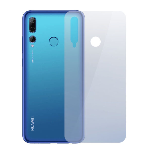 Folie InvisibleBack compatibila cu Huawei P Smart Plus (2019), Protectie carcasa spate, Polimer siliconic, Adeziv premium, Montare usoara, Fara lichid, Regenerabila, Full Glue