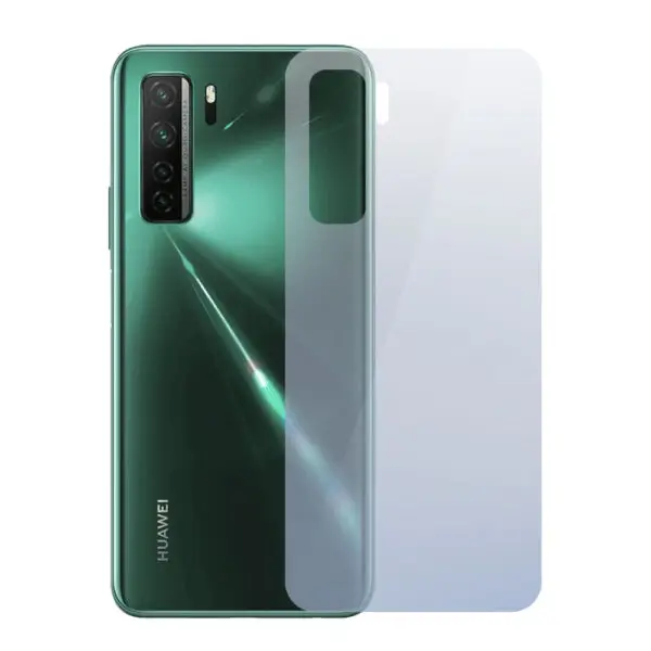 Folie InvisibleBack compatibila cu Huawei P40 Lite 5G, Protectie carcasa spate, Polimer siliconic, Adeziv premium, Montare usoara, Fara lichid, Regenerabila, Full Glue