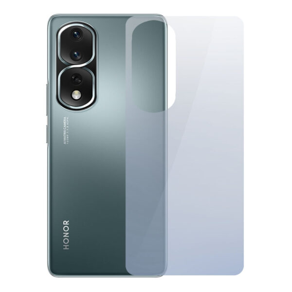 Folie InvisibleBack compatibila cu Honor 80 Pro, Protectie carcasa spate, Polimer siliconic, Adeziv premium, Montare usoara, Fara lichid, Regenerabila, Full Glue