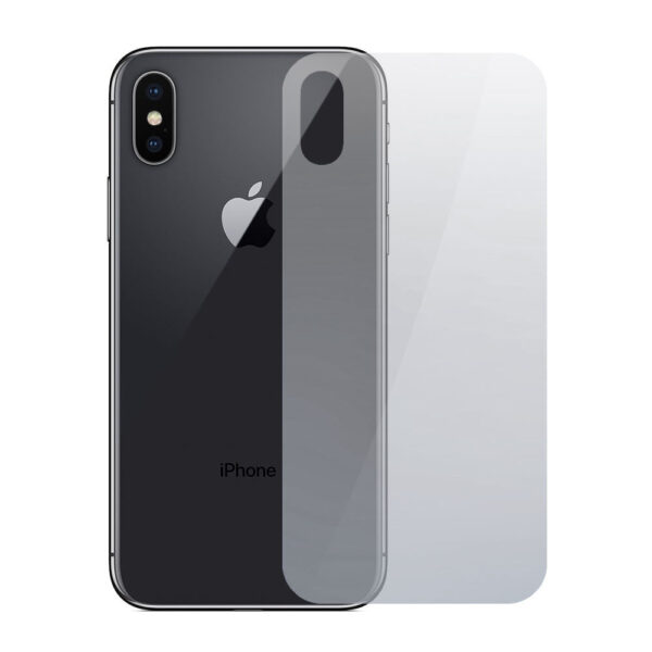 Folie Back Shield compatibila cu Apple iPhone X, Protectie spate, Hidrogel in 3 straturi, Anti-ingalbenire, Anti-UV, Regenerabila, Anti-soc, Instalare usoara