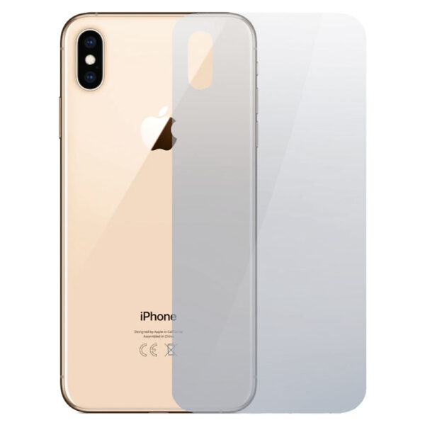 Folie Back Shield compatibila cu Apple iPhone XS Max, Protectie spate, Hidrogel in 3 straturi, Anti-ingalbenire, Anti-UV, Regenerabila, Anti-soc, Instalare usoara