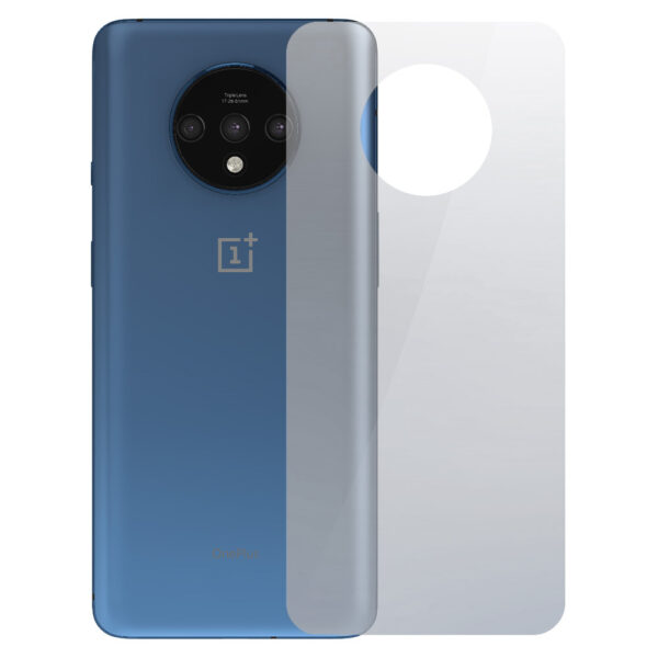 Folie Back Shield compatibila cu OnePlus 7T, Protectie spate, Hidrogel in 3 straturi, Anti-ingalbenire, Anti-UV, Regenerabila, Anti-soc, Instalare usoara