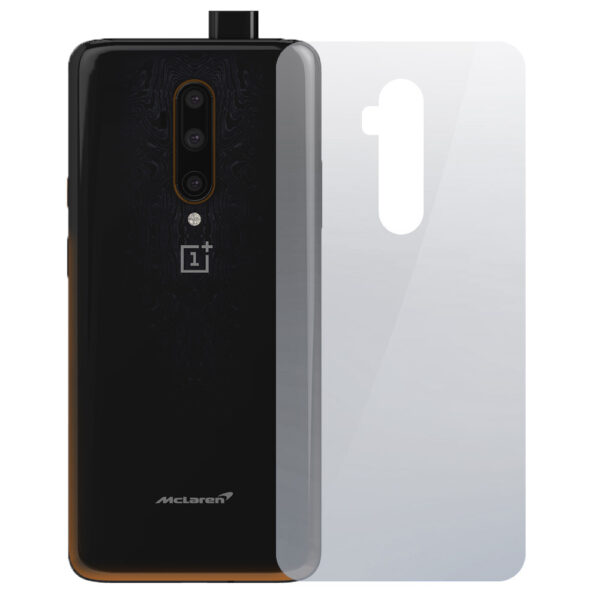 Folie Back Shield compatibila cu OnePlus 7T Pro 5G McLaren, Protectie spate, Hidrogel in 3 straturi, Anti-ingalbenire, Anti-UV, Regenerabila, Anti-soc, Instalare usoara