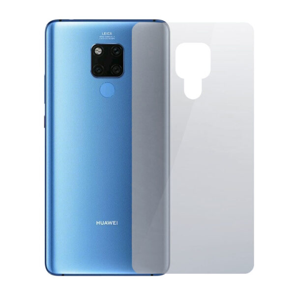 Folie Back Shield compatibila cu Huawei Mate 20 X, Protectie spate, Hidrogel in 3 straturi, Anti-ingalbenire, Anti-UV, Regenerabila, Anti-soc, Instalare usoara