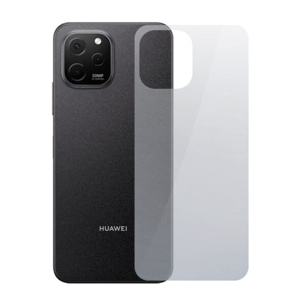 Folie Back Shield compatibila cu Huawei Nova Y61, Protectie spate, Hidrogel in 3 straturi, Anti-ingalbenire, Anti-UV, Regenerabila, Anti-soc, Instalare usoara