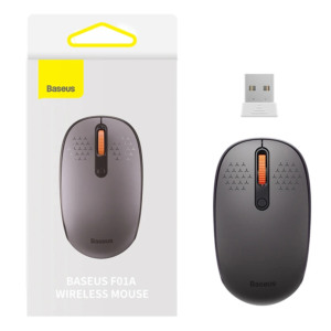 Mouse wireless Baseus Multipoint, Design ergonomic, Gri