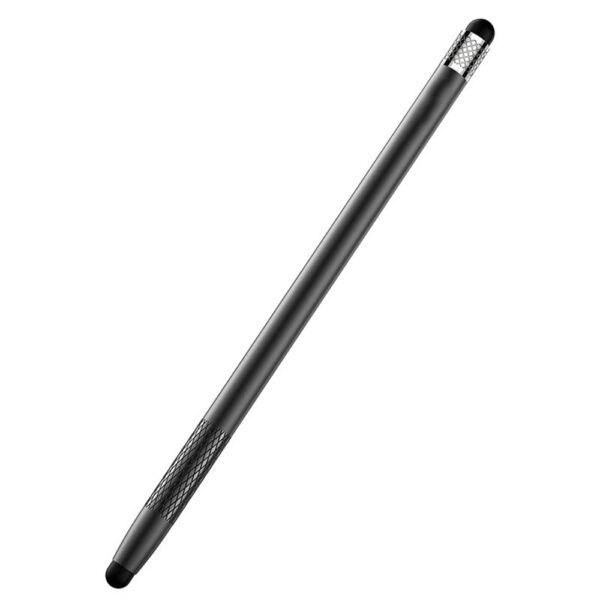 Stylus pen, Universal, Compatibil cu telefoane si tablete, TouchPen Standard, Compact, Confortabil, Ideal pentru scris si desen, Negru