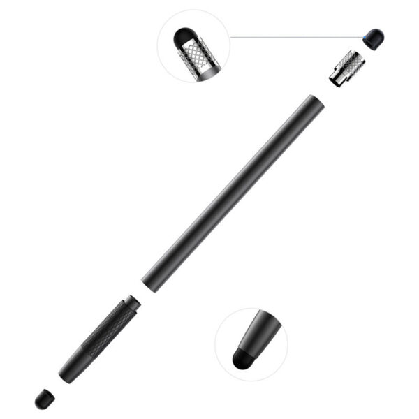 Stylus pen, Universal, Compatibil cu telefoane si tablete, TouchPen Standard, Compact, Confortabil, Ideal pentru scris si desen, Negru - 5