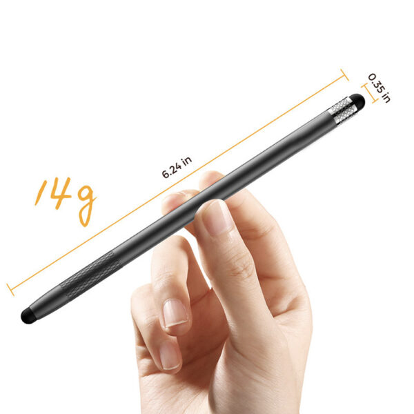 Stylus pen, Universal, Compatibil cu telefoane si tablete, TouchPen Standard, Compact, Confortabil, Ideal pentru scris si desen, Negru - 6