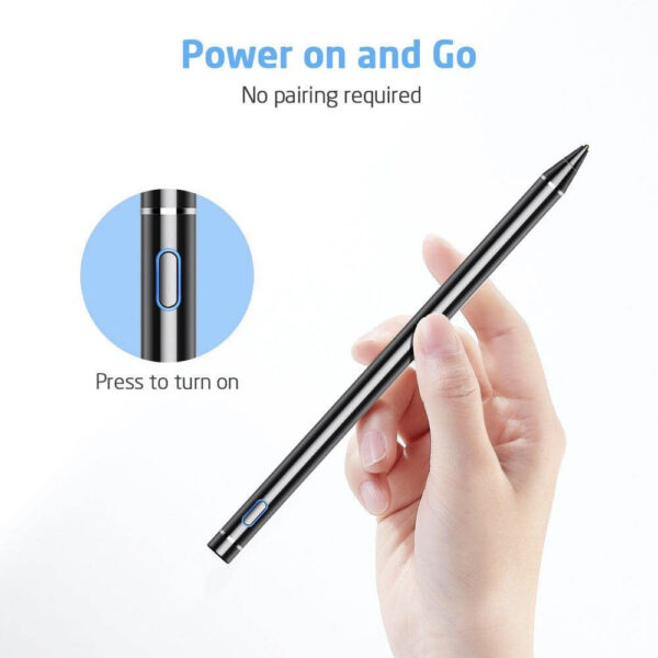 Stylus pen, Universal, Compatibil cu telefoane si tablete, ArtPen Create, Digital, Compact, Confortabil, Ideal pentru scris si desen, Cablu inclus, Negru - 5